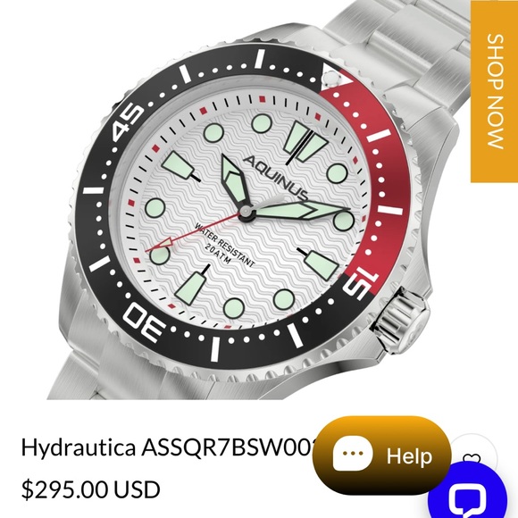 Aquinus Hydrautica 200 meter dive watch - Picture 6 of 6